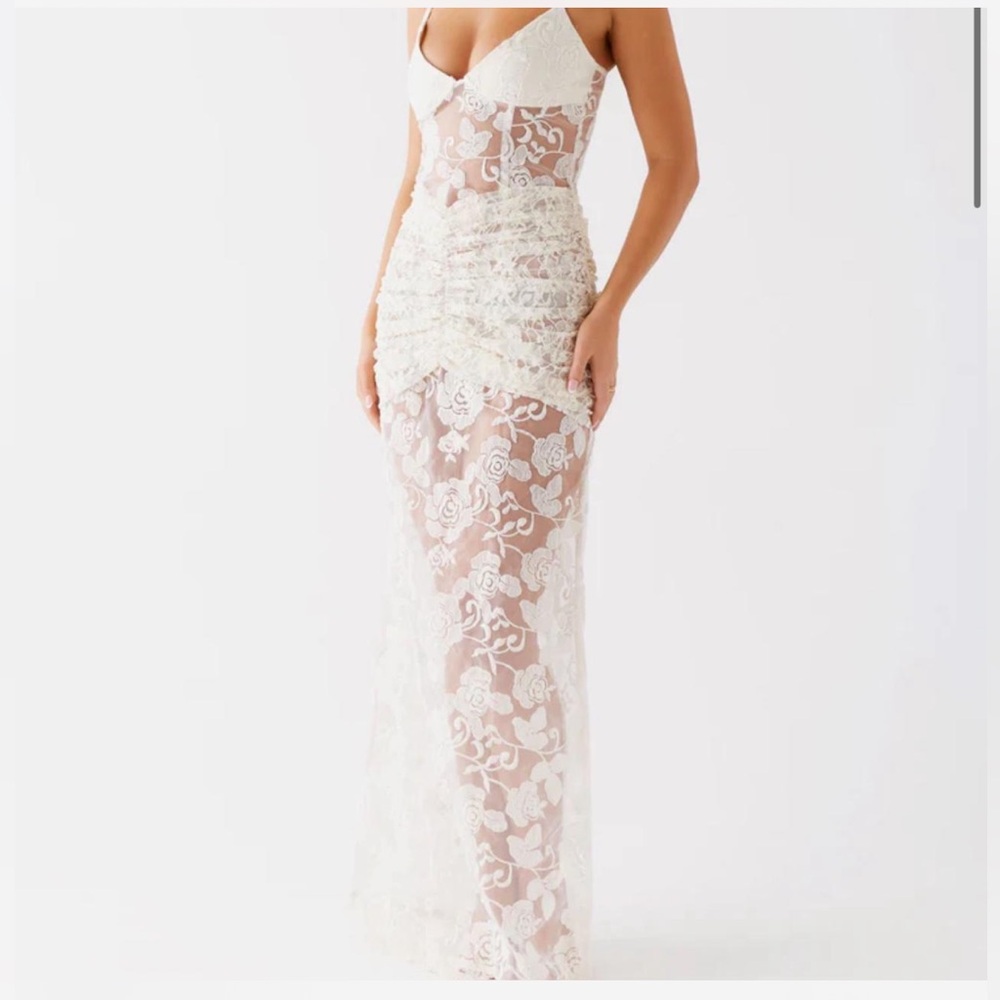 Peppermayo Floral Lace Dress